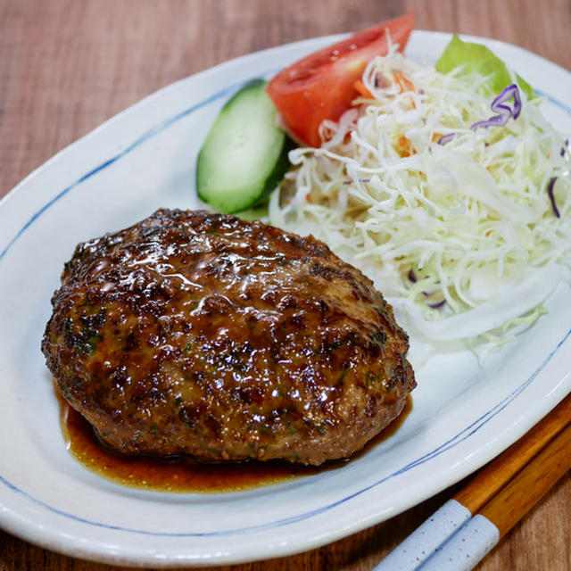 大葉の大量消費「和風味のハンバーグ」&「鶏鍋の締めはチキンラーメンで」