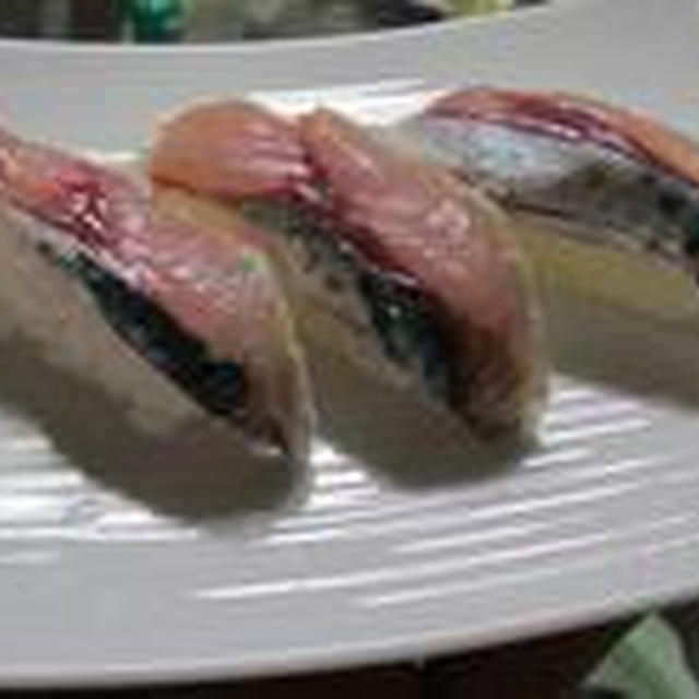 マサバのしめ鯖の握り