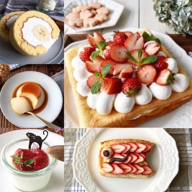 子どもの日に向いていそうなデザート。