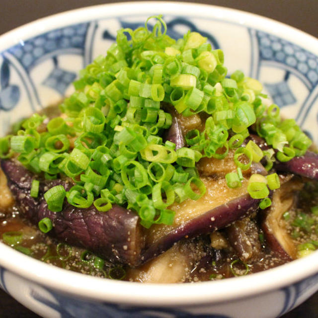 圧力鍋で蒸し茄子の胡麻酢あえ～レシピあり♪