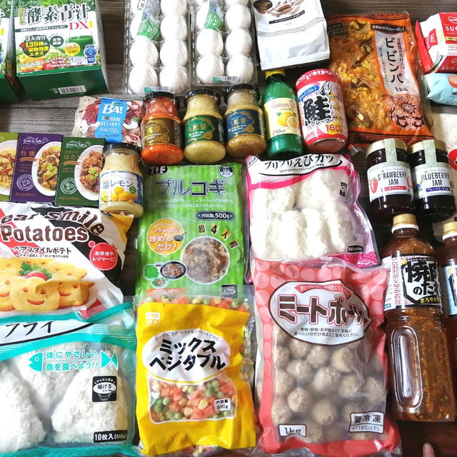 業務スーパーまとめ買い＾＾今回は7千円ちょっと購入してきました( *´艸｀)