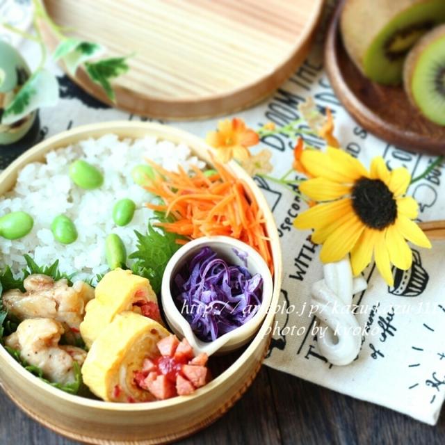 カフェ弁☆スイートチリソースチキン弁当