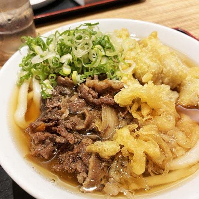 肉ごぼう天うどんを啜る（番外編） 〜大福うどん〜