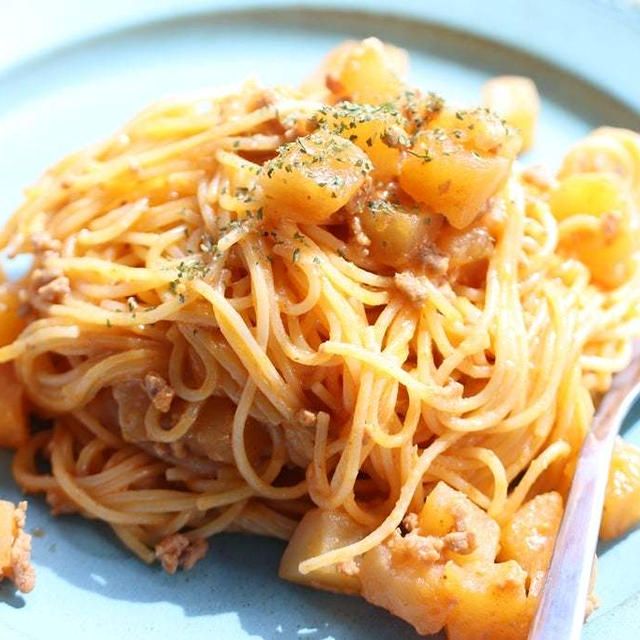 ちょっぴりピリ辛♪ロゼクリームパスタの日( *´艸｀)