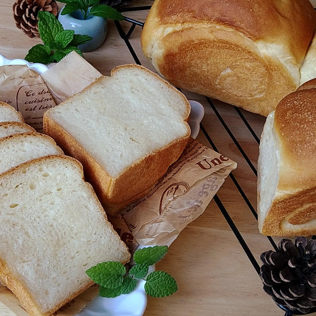 国産小麦ゆめちから100%☆フワッもちっミルキー食パン