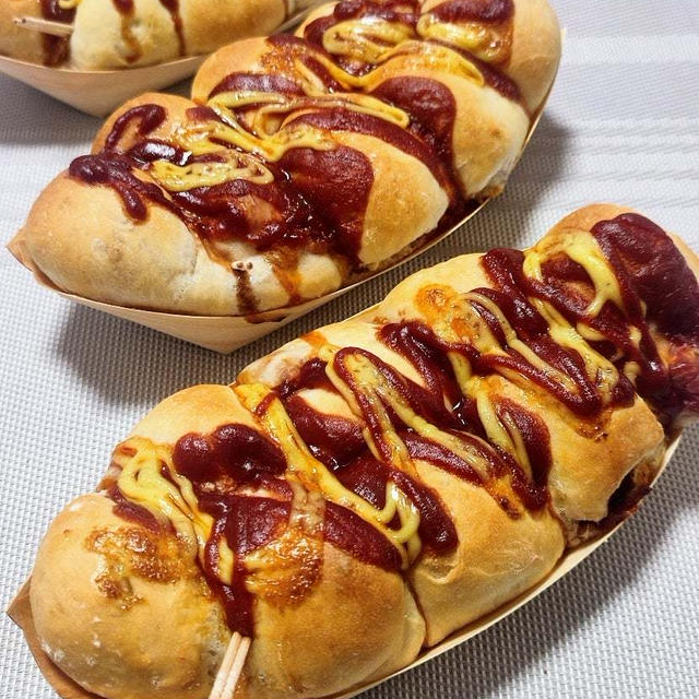たこ焼き風ピザパン