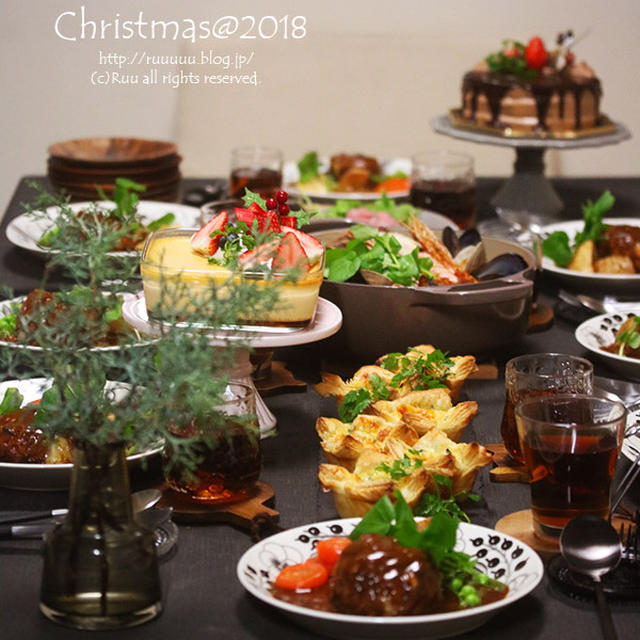 【献立】クリスマスご飯@2018。～クリスマス、新記録樹立～
