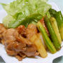 とろけるネギにアスパラも♪　簡単　柔らか照り焼きチキン（鶏もも肉の照り焼き）
