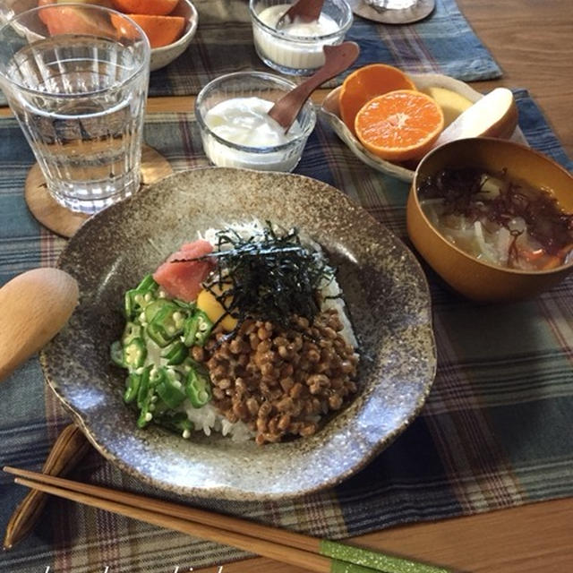 手をかけず栄養満点朝ごはん♪…提出物の話し。