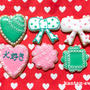 【１月レッスン】バレンタインを先取りで可愛いハートのアイシングクッキーを作ろう！