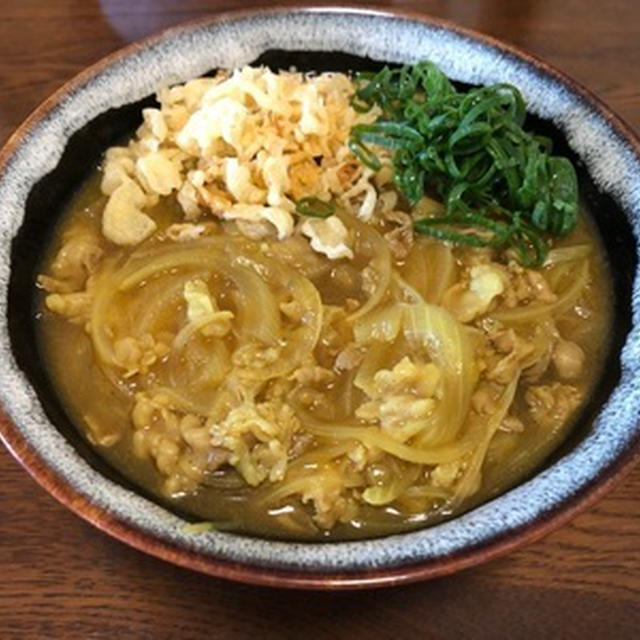 昼ごはんにカレーうどん