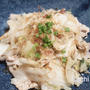 白だし仕立て割烹白菜漬と豚肉の簡単炒め物と主人に感謝
