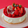 クリスマスレアチーズケーキ♪