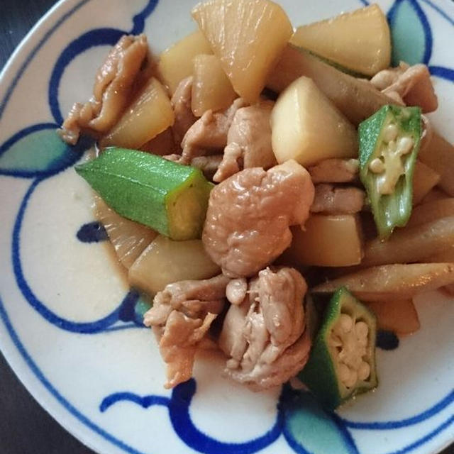 鶏と根菜のこっくり煮込み
