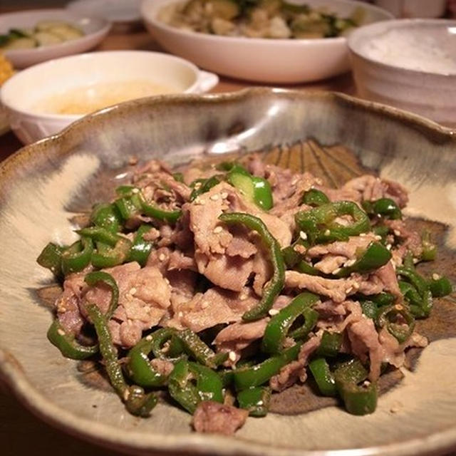 ささっと、ピーマンと豚肉の生姜炒め｜マガジンハウスさんでミーティング