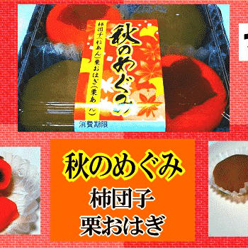 【マツバラ】 秋のめぐみ 柿団子 栗おはぎ 【和菓子】