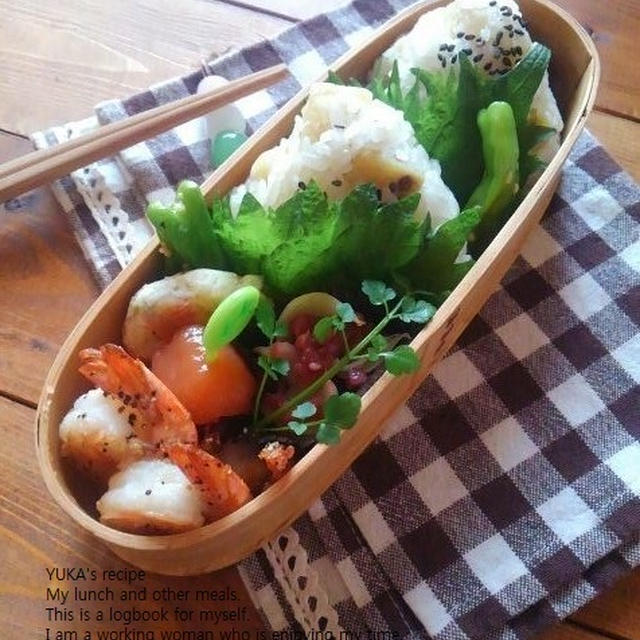1.11　干しいもおこわのおにぎり弁当＆アニメとドラマ