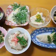 タケノコ定食と山椒～