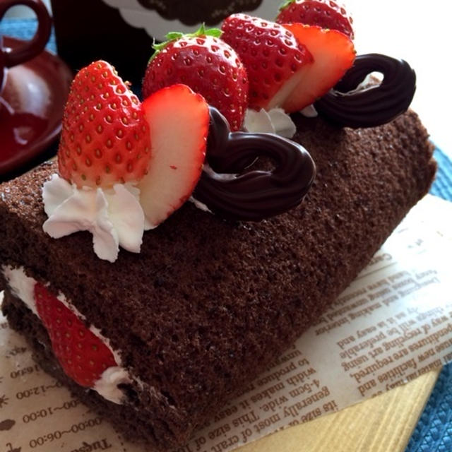 【レシピと葛藤】初心者さんでも失敗なしのココアロールケーキ♡
