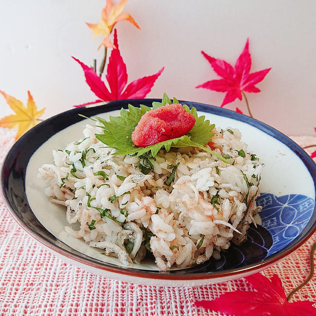 明太子とじゃこの簡単混ぜごはん