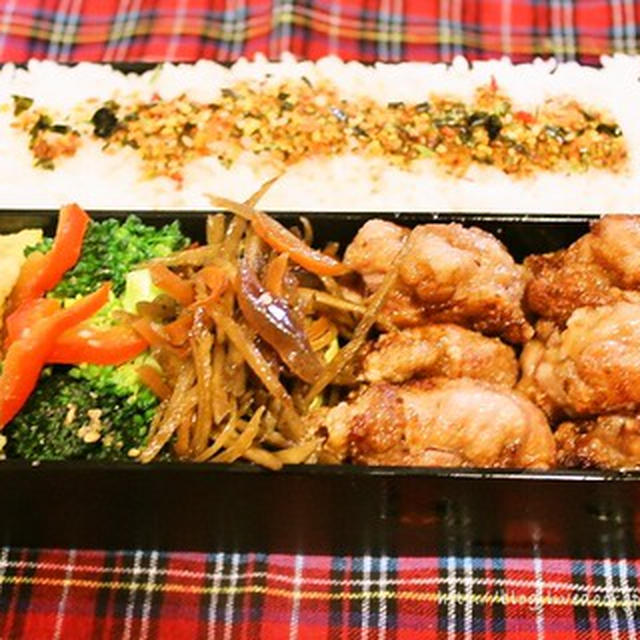 豚コマの竜田揚げ弁当
