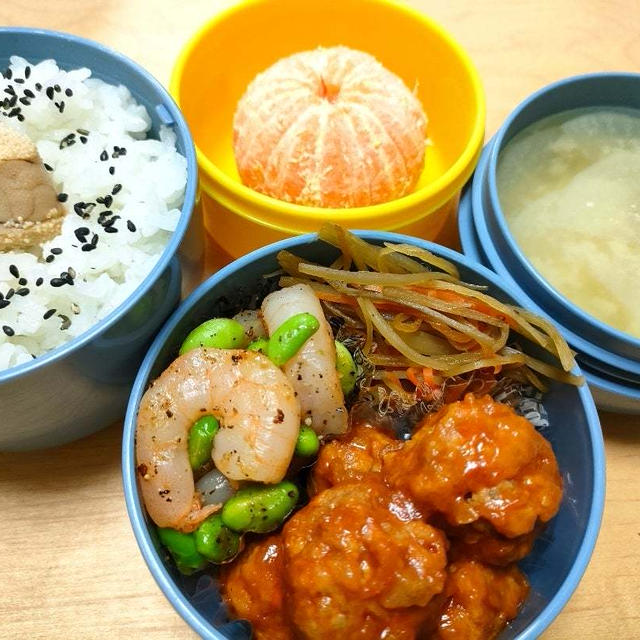 中学男子弁当★15日目