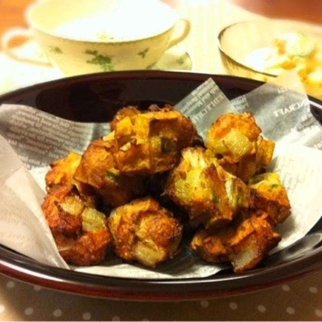 かぼちゃとツナのチーズ揚げ