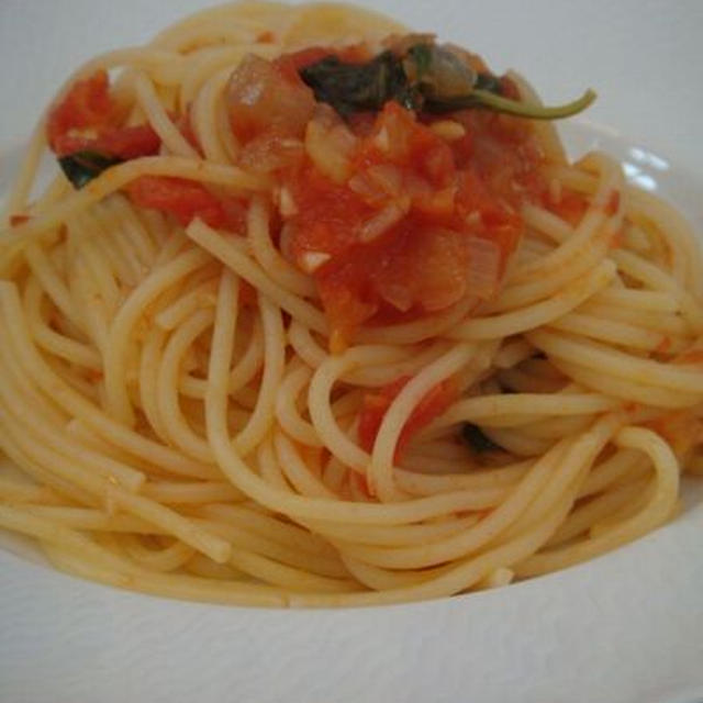 干しトマトで俺のパスタ　とお客様