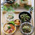 海鮮寿司！砂肝とにんにくの芽のスパイス炒め！で、おうち居酒屋♪