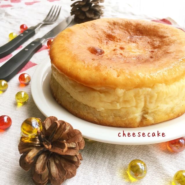 生クリーム不要！ミキサーにお任せ！濃厚ベイクドチーズケーキ