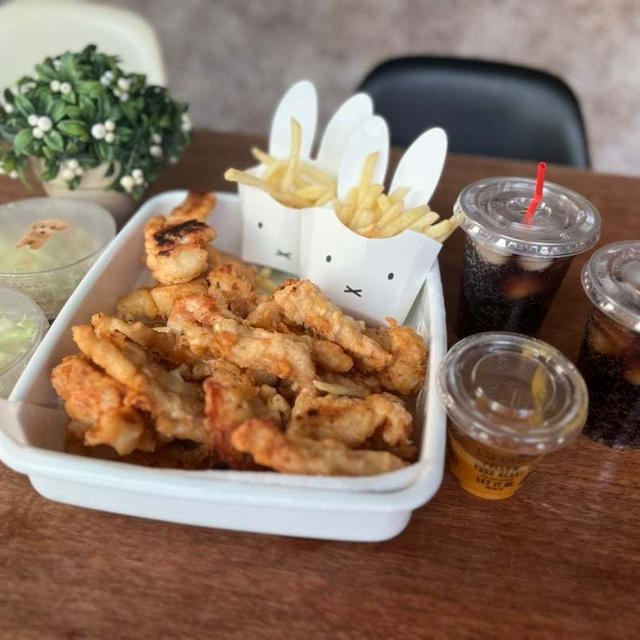 家族が大絶賛した「凹凸から揚げ」