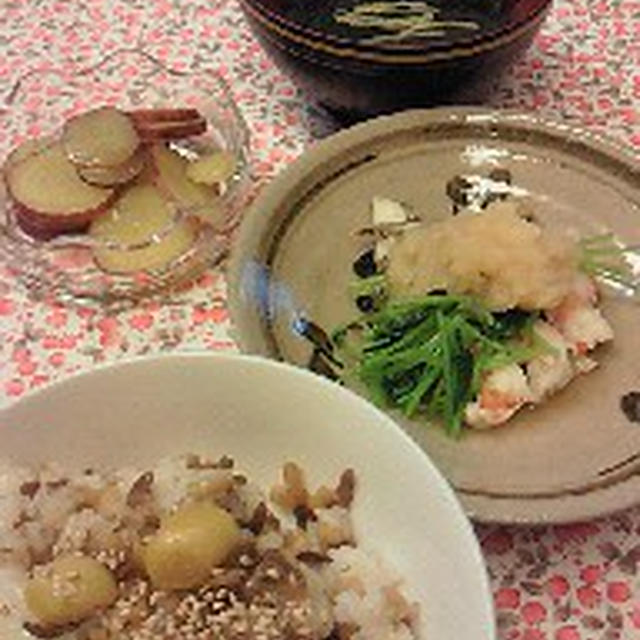 １０月第２週の教室、秋の和食