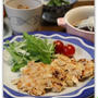 鶏むね肉のアーモンド焼きとごま風味焼き　２パターンで