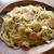 茅乃舎だしで里芋とキャベツの和パスタ