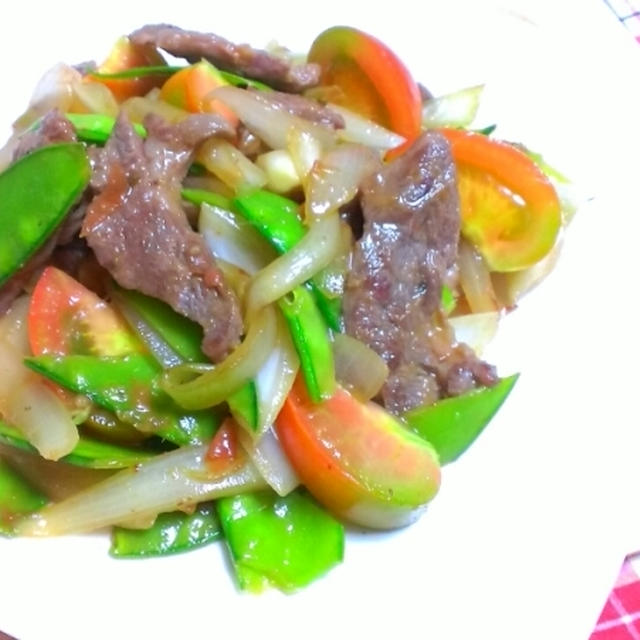 ＊ラム肉の梅しょうが焼き＊