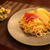 白桃と生ハムの冷製スパゲティ＆穴子丼