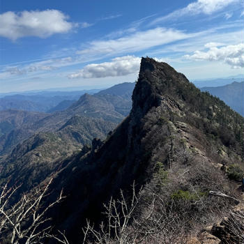 【日本百名山霊峰石鎚山登山　土小屋ルートで山頂を目指す　四国旅④】