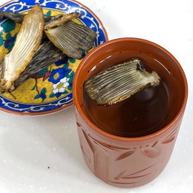 釣ったトラフグでヒレ酒