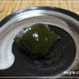 夏の定番「抹茶くずあん餅」