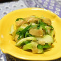 セロリとザーサイの和え物。中華風の簡単副菜。