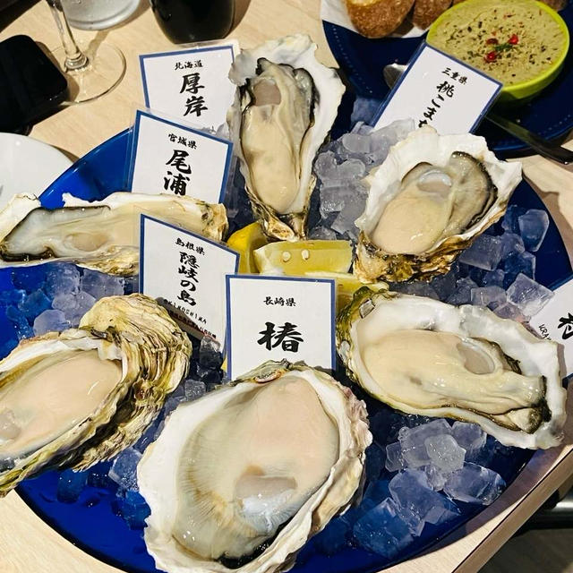 色んな種類の牡蠣が楽しめる♪ MICHI FISH & OYSTER