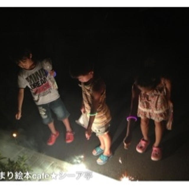 夏の遊び☆ ＆ブルーのたらしこみネイル