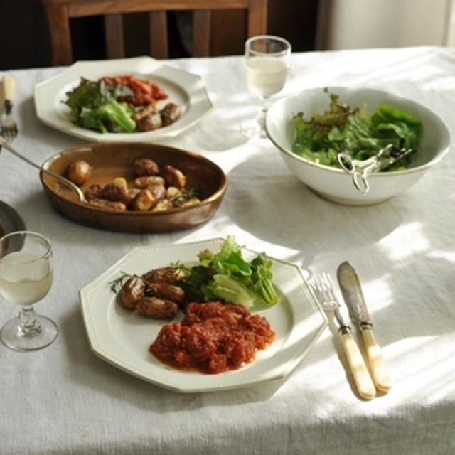 鰆のトマトソース、コロコロじゃが芋とローズマリーの素揚げ、ちょっと最近気になること