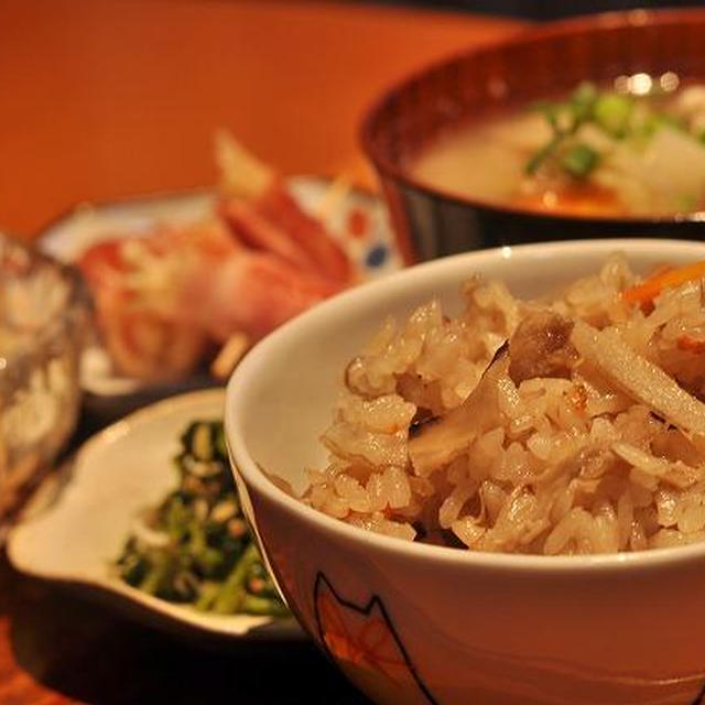 かしわ飯＆豚汁