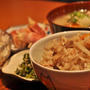 かしわ飯＆豚汁