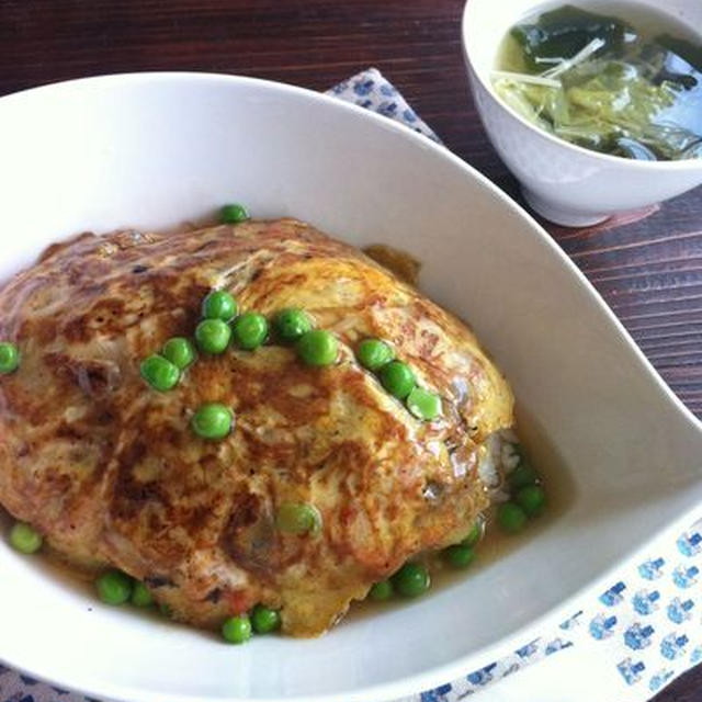 天津飯/紅茶林檎ロール