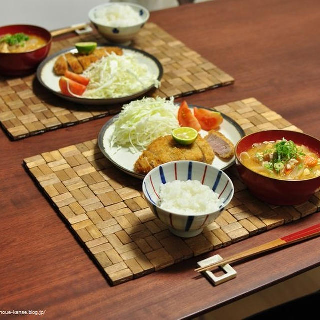 3日分の晩ごはんの食卓と、長男が釣ってきた魚のその後