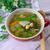 季節の変わり目に♪春野菜と大豆のニンニクスープ