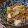 豚バラキャベツと豆腐の旨味噌炒め＊