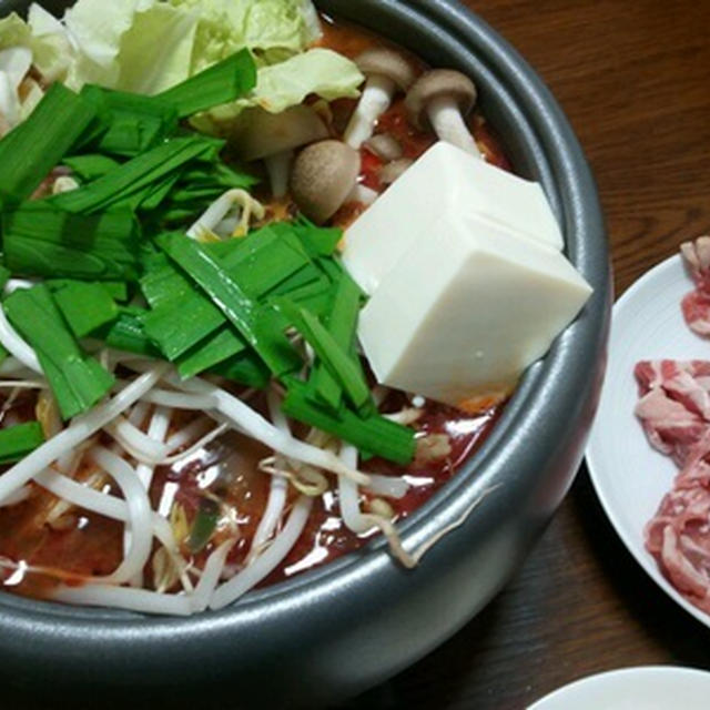 ラム肉の中華風ピリ辛鍋